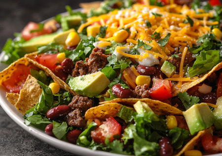 Отпустим заезженный оливье и приготовим салат «Тако фиеста» — мексиканский хит на Новый год
