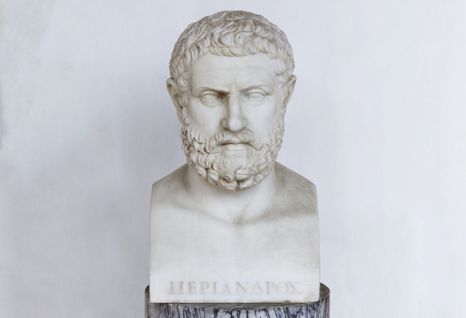 Бюст Периандра — правителя-тирана, дворец Ахиллион, остров Корфу