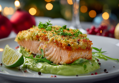 Запекаю семгу с пармезаном: низкоуглеводное чудо на Новый год!