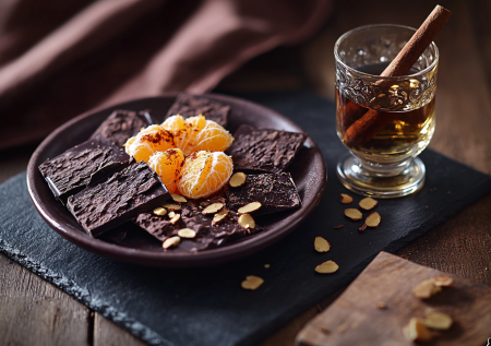 Шоколад, апельсин и корица: идеальная закуска к коньяку