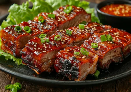 Готовлю свиную рульку по-корейски — тающая текстура и глубокий пряно-сладкий вкус: идеальное блюдо на Новый год
