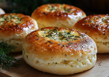 Брынза, укроп и яйцо — леплю ватрушки по-болгарски. Пышные, душистые, к праздничному чаю