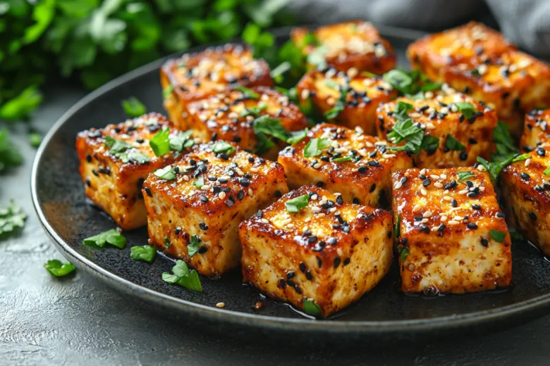 Жареный тофу на Новый год