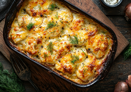 Минтай в сырно-сметанном соусе — простая и невероятно вкусная запеканка для семейного ужина