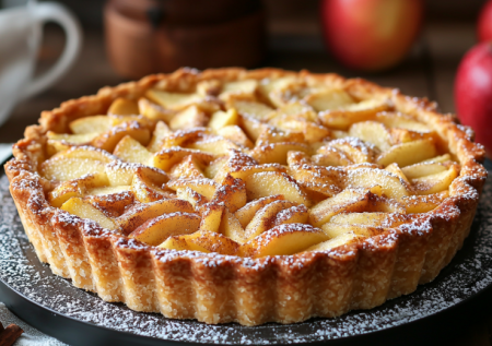 Норвежский яблочный пирог с корицей и грушей: влажная основа и хрустящая ореховая посыпка. Не шарлотка, вкуснее и проще