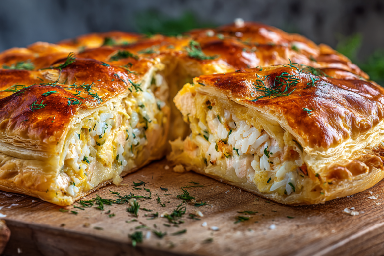 Пирог с рыбой: быстрый рецепт