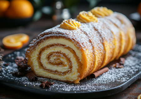 Легко приготовить в новогодней суматохе: рулет с творожной начинкой — только доступные продукты