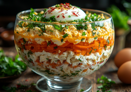 Тот самый классический «Ришелье» — готовим салат с копчеными нотками, который не оставит равнодушным