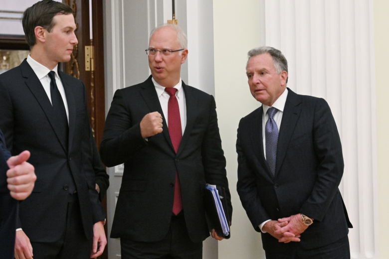 Джаред Кушнер, Кирилл Дмитриев и Стив Уиткофф