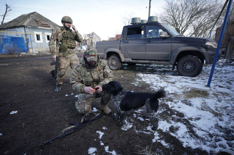 Курская область, один из освобожденных «Ахматом» населенных пунктов, март 2025 года