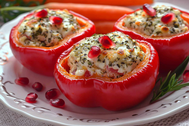 Фаршированные перцы на Новый год