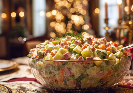 Оливье и селедка под шубой попали в топ полезных новогодних блюд