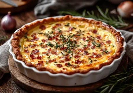 Французский киш лорен: секрет золотистой корочки