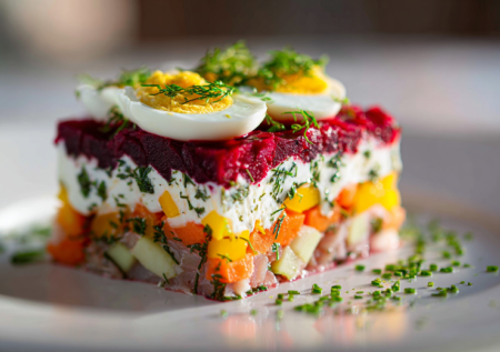 Оливье больше не актуально. Готовлю салат по-фински со свеклой, селедкой и укропом — уютно, сытно и без вычурности