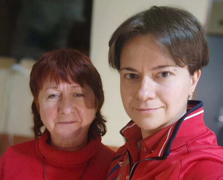 Анастасия Костеневич с мамой Лилией Михайловной