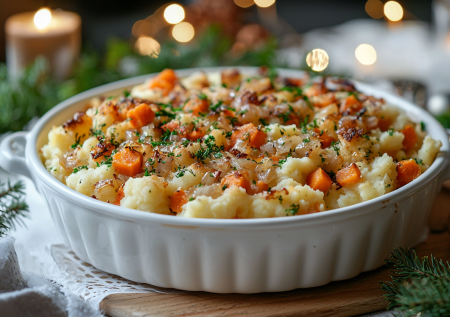 Эта картошка останется вкусной даже 1 и 2 января: праздничный вариант картофеля на Новый год