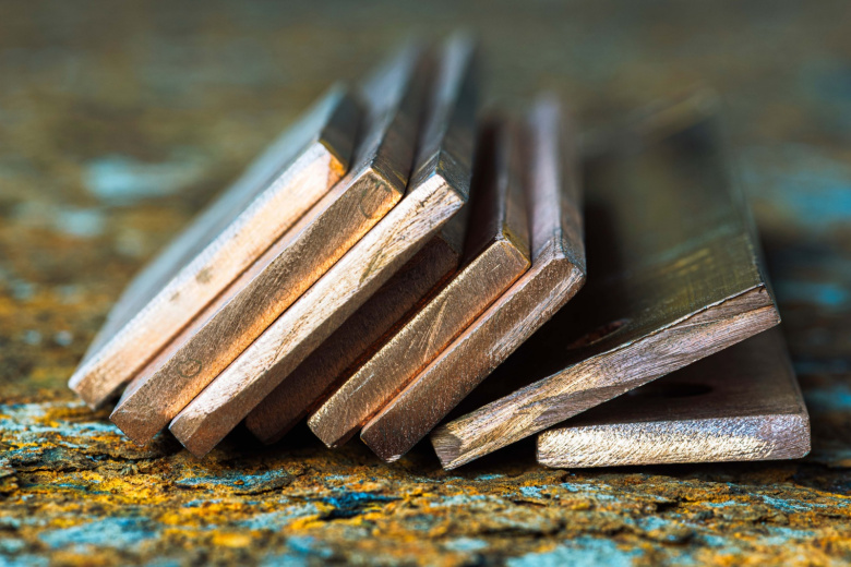 Слитки меди