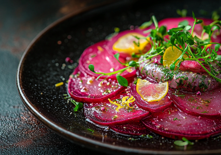 Шубу в сторону: готовим изысканное карпаччо из свеклы с форшмаком — топ-закуска к Новому году