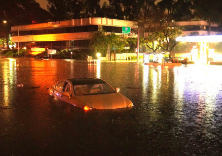 Мощное наводнение произошло в американском штате