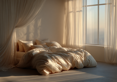 Тишина интерьера: как текстиль снижает визуальный шум в спальне