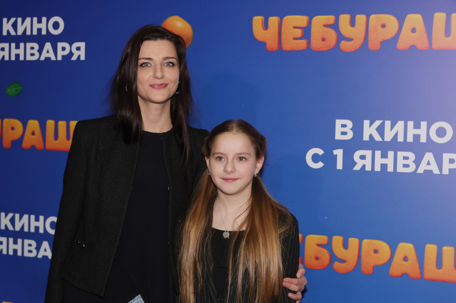 Анастасия Сиваева и Татьяна Бойко на премьере фильма «Чебурашка-2»