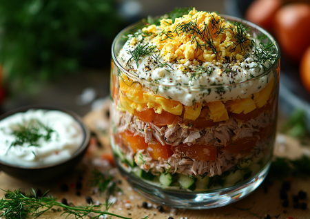 Превращаем классическую мимозу в ПП-салат: заправка — мой секрет полезной альтернативы