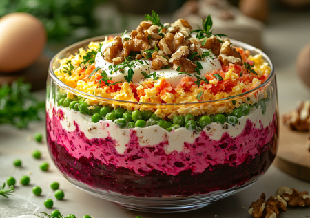 Из свеклы можно приготовить не только шубу: это диво заслуживает отдельного места на столе в Новый год