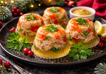 Порционные заливнушки — вкусный холодец из бедрышек и желатина. И не надо варить часами