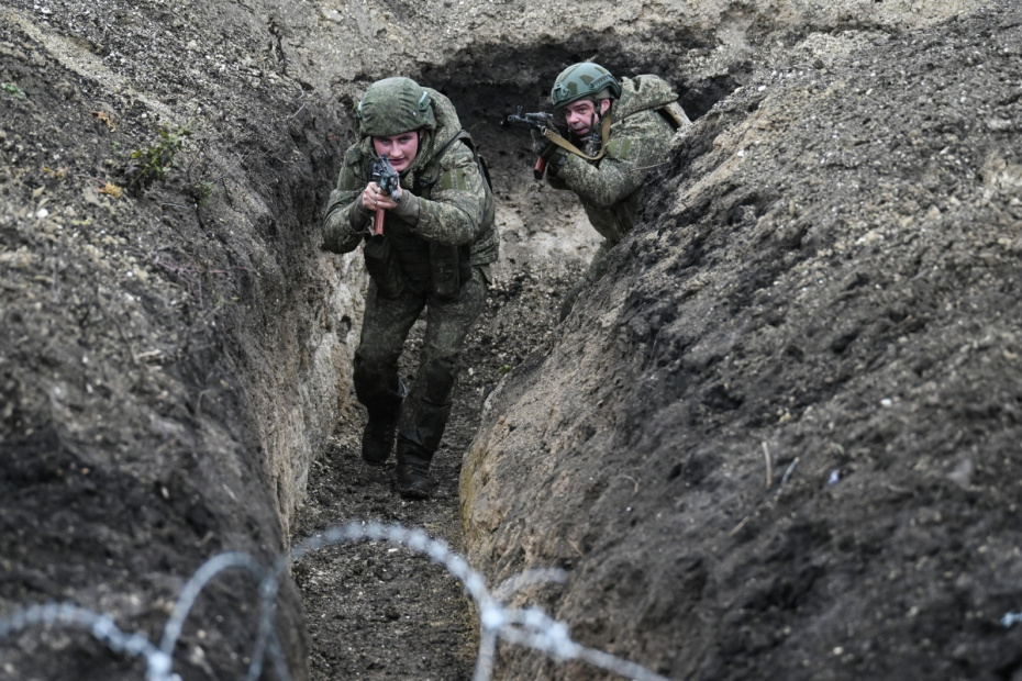 Военнослужащие ВС РФ в зоне СВО на Харьковском направлении