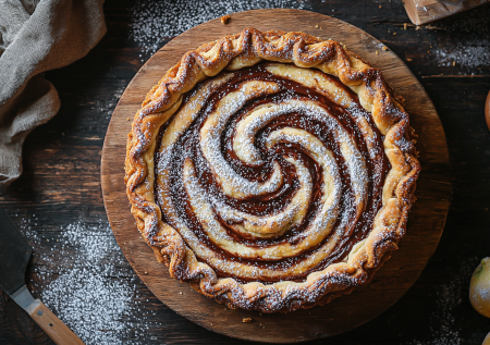 Заливной пирог «Лещина» с ореховой пастой в тесте — семья обожает этот рецепт за вкус, а я за простой процесс готовки