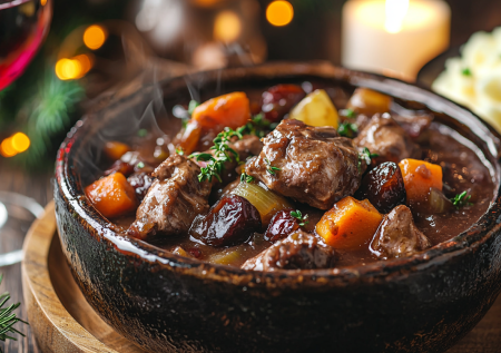 Рецепт-находка для гурманов: кролик в красном вине с черносливом