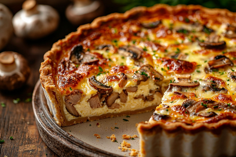 Нежная выпечка из готового теста: быстрый лоранский пирог по-французски