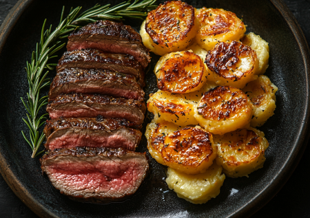 Готовим антрекоты и картофель по-французски: простое, но роскошное блюдо — хоть к ужину, хоть к праздничному столу