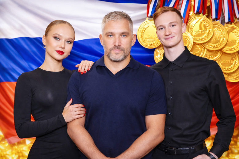 Ангелина Мельникова, Александр Овечкин и Александр Мальцев