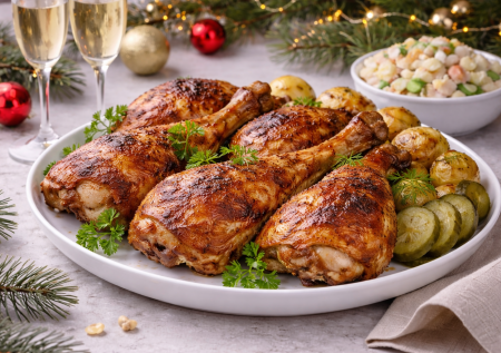 Когда они были «ножками Буша», их жарили так: готовим курицу по рецепту из 90-х — идеально на Новый год