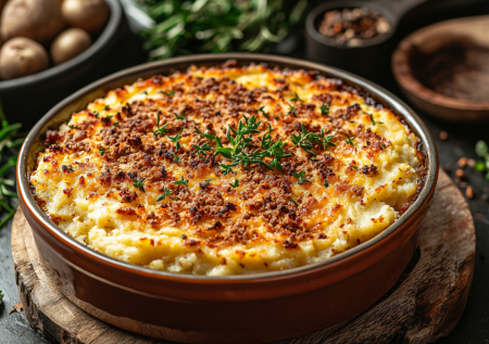 Так запеканку готовила бабушка — семейный рецепт, который не подводит: готовлю с мясом под нежной сливочной шапкой