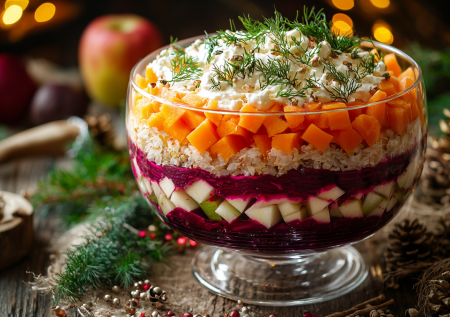 Так селедку под шубой готовят северяне — делюсь скандинавским рецептом классики: с яблоком и пикантным соусом вместо майонеза