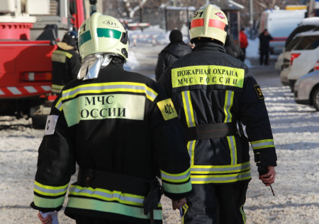 Появились подробности о бизнес-центре, загоревшемся на юге Москвы