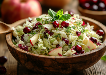 Этот салат идеален для 1 января после новогоднего застолья — избавит от тяжести: «Щетка» с капустой