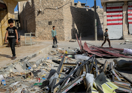 Мощный взрыв в сирийской мечети унес жизни людей