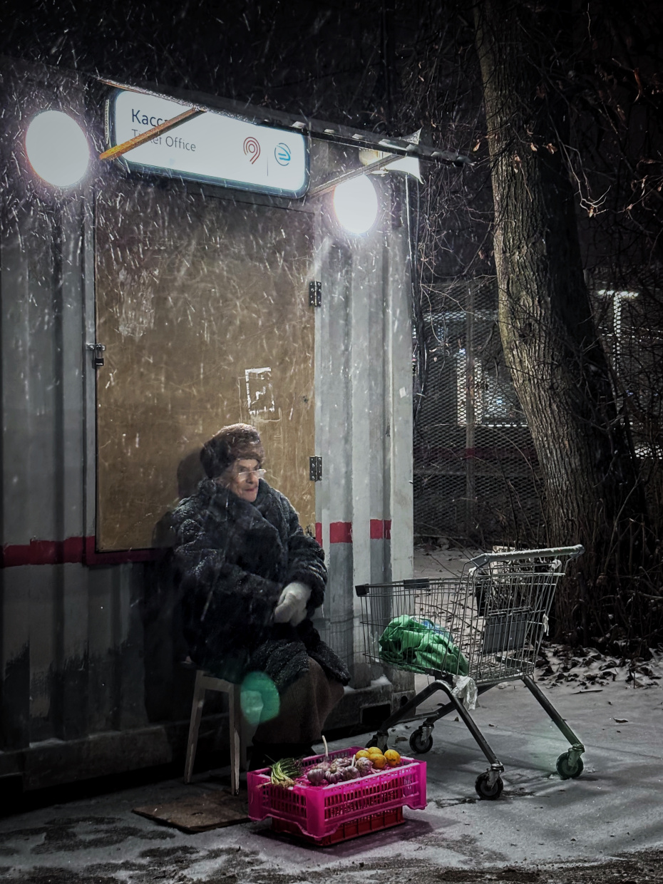 Снежная погода в Москве