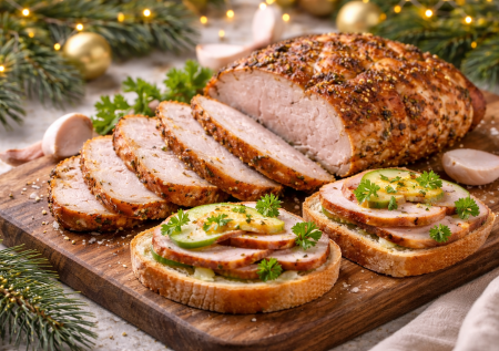 Натрите этим свиную шею и забудьте в духовке! Самый простой рецепт буженины — как горячее, и остывшей на бутерброд