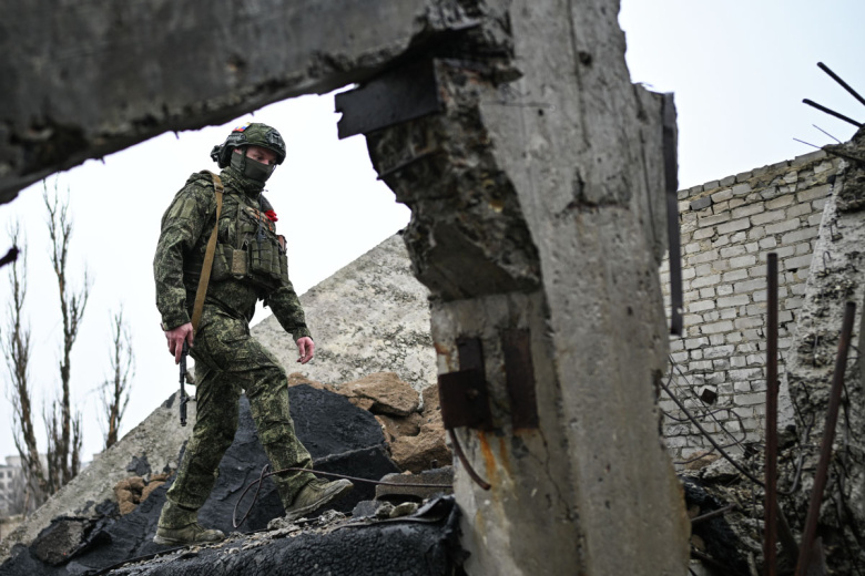 Военнослужащий ВС РФ в зоне СВО