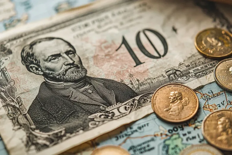 Кроны и евро в представлении ИИ