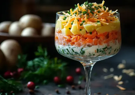 «Атлантида» на Новый год — варите хоть горбушу, хоть треску: Простой салат из доступных продуктов