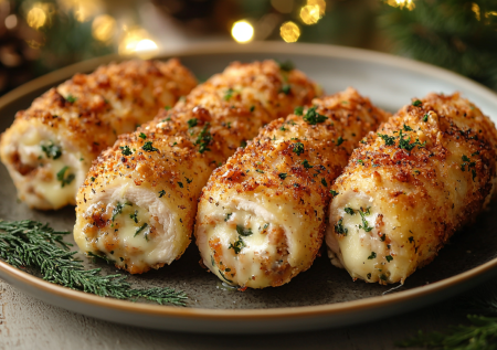 Вместо обычных котлет готовлю на Новый год зразы «Курочка Ряба»: горячее с сырно-ореховой начинкой