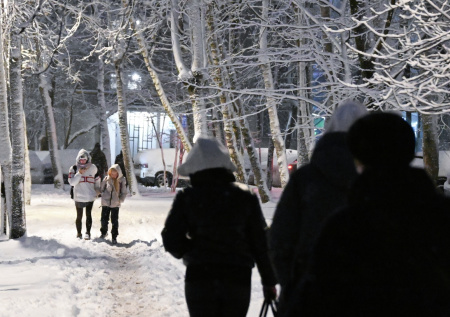 Снег кружится, летает и тает: последствия сильного ненастья в Москве