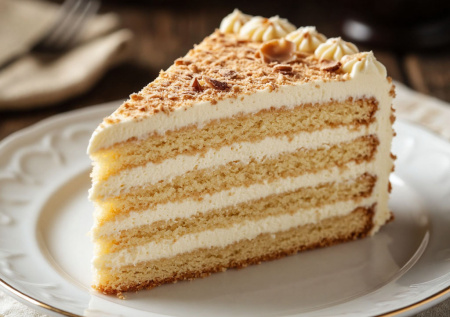 Миндальные коржи, заварной крем и коньяк — готовлю венгерский торт «Эстерхази». Вкуснее и проще Наполеона