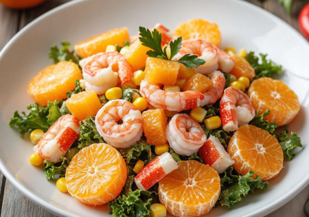 Новый год с изюминкой: готовим салат с мандаринами — гости не догадаются о секретном ингредиенте!