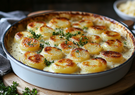 Забудьте про скучный гарнир в Новый год. Готовлю картофель «Дофин» — нужны картошка , сливки и сыр
